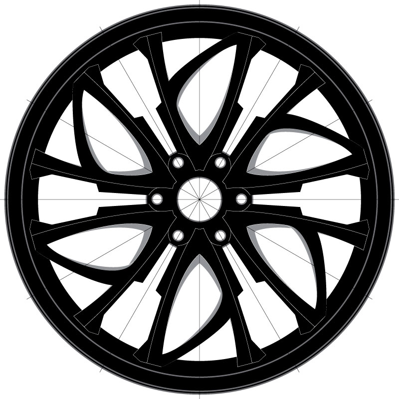 Wheel Mockup 034