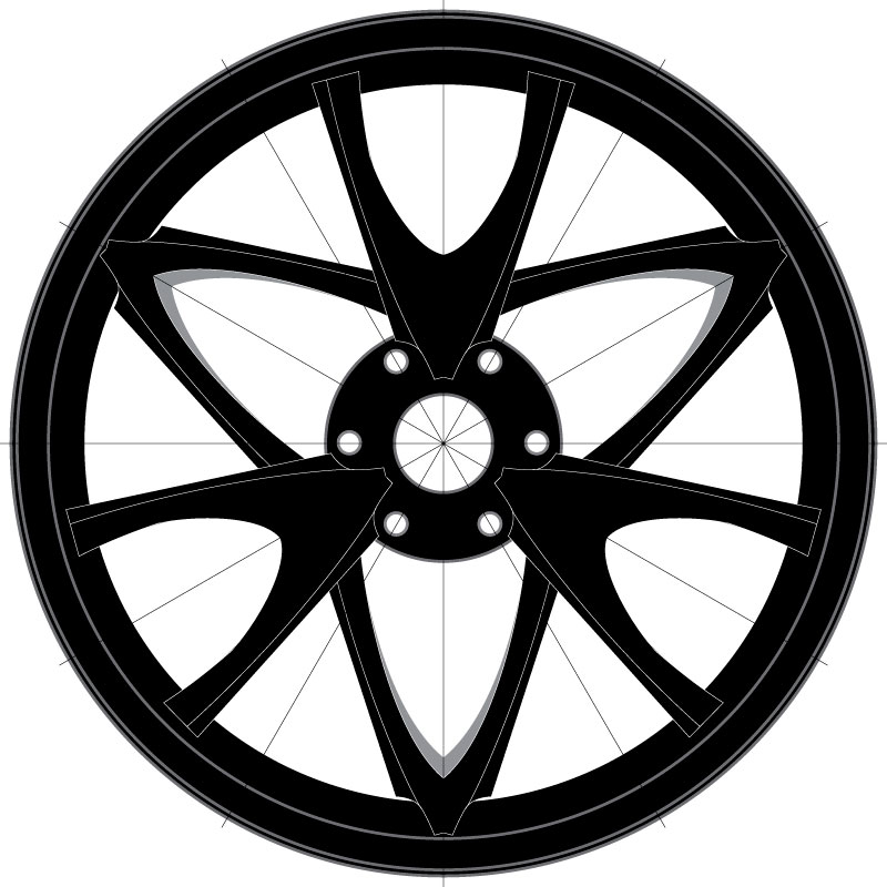 Wheel Mockup 038