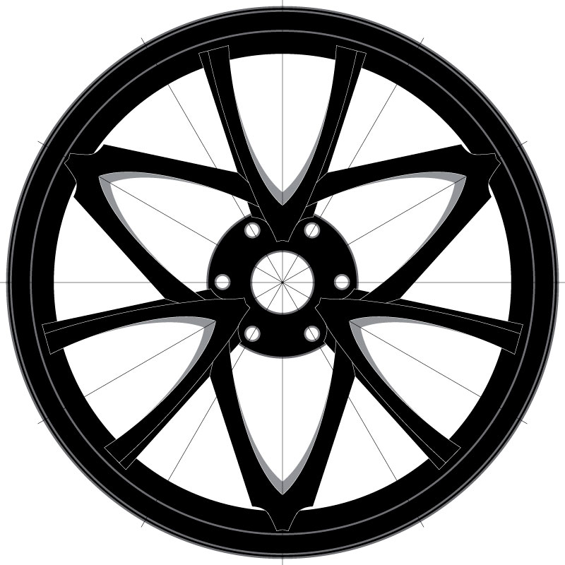 Wheel Mockup 039