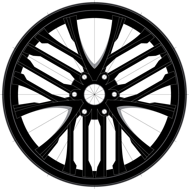 Wheel Mockup 042